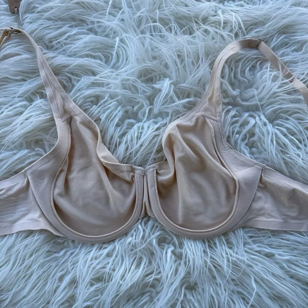 Skims Smoothing Intimates Unlined Minimizer Bra Sand Size 36C - Picture 7 of 8